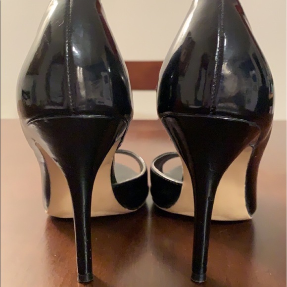 Black open toe heels - Picture 3 of 5